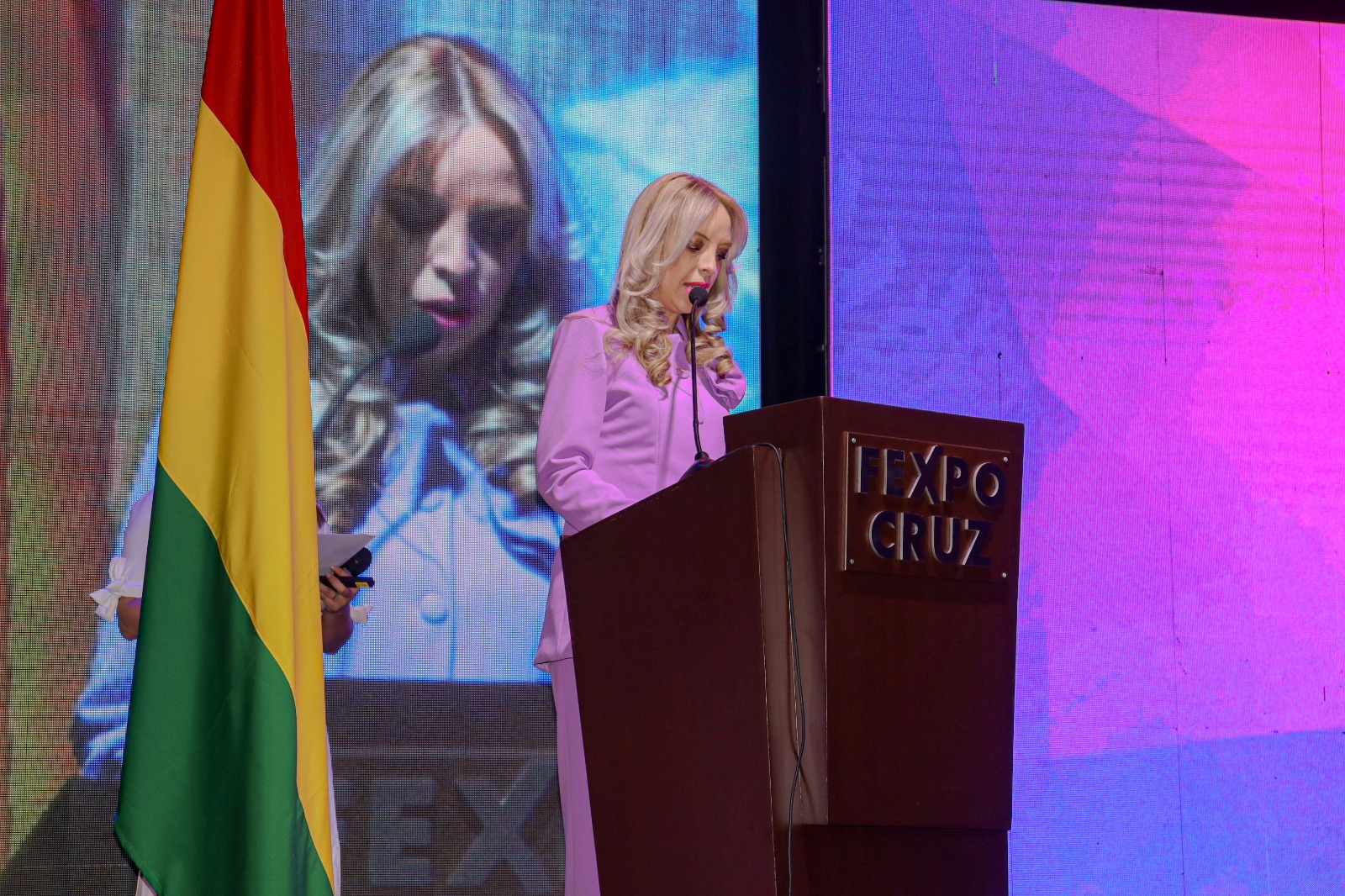 Claribel Aparicio Ferreira, presidenta del WEF Bolivia
